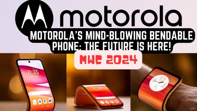 Motorola's Mind-Blowing Bendable Phone: The Future is Here!